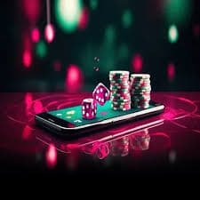 Simbol keamanan digital dan privasi pengguna saat login ke situs taruhan online